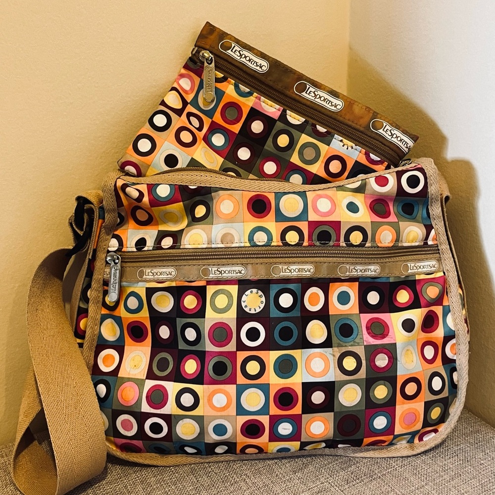 LESPORTSAC® Vintage Retrodot Crossbody Bag
